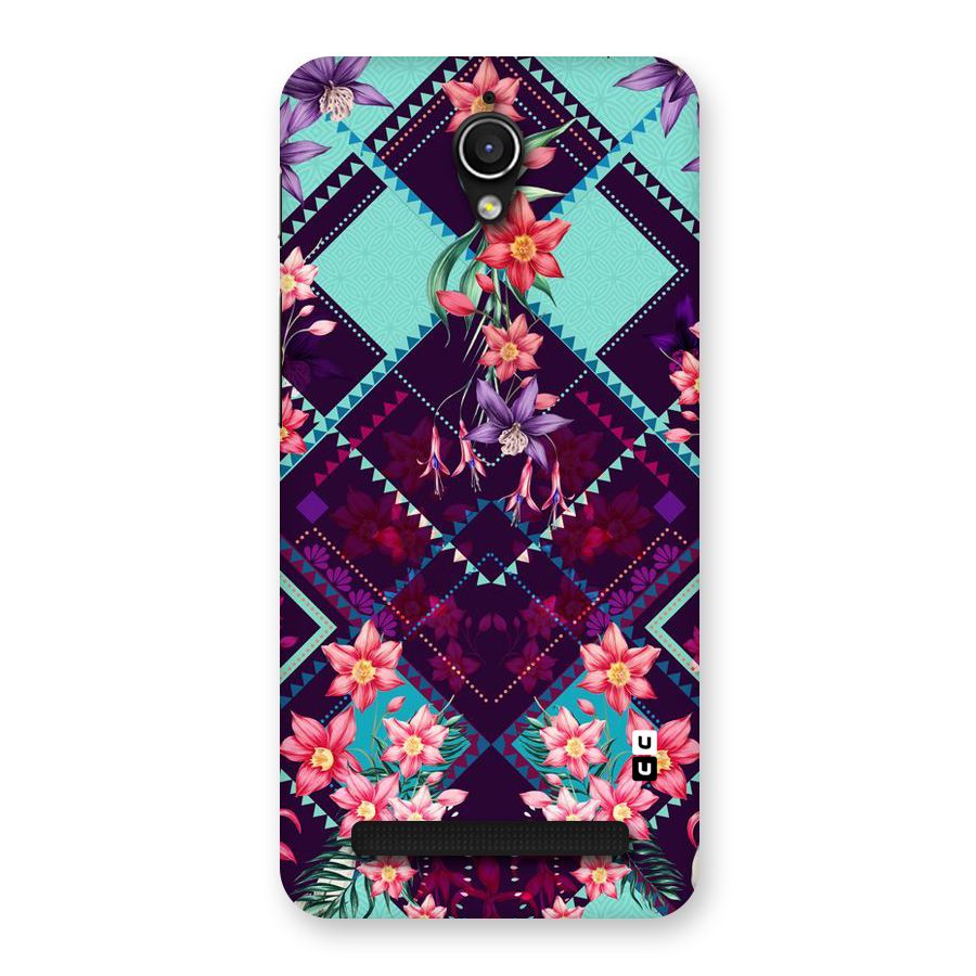 Floral Diamonds Back Case for Zenfone Go