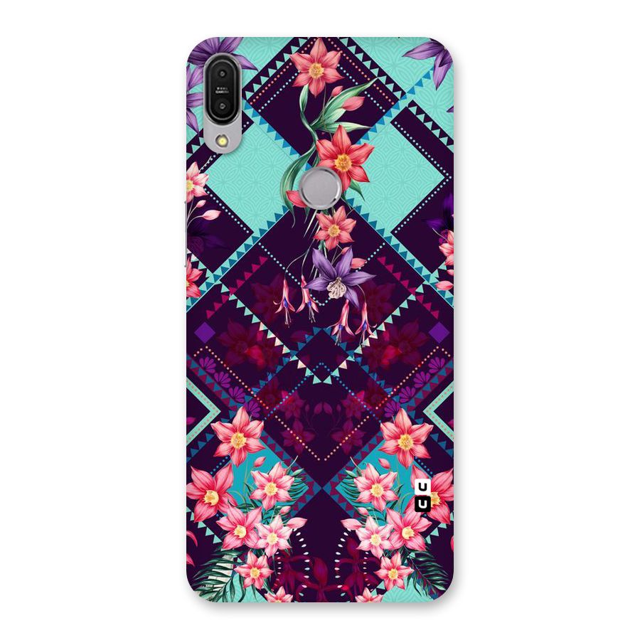 Floral Diamonds Back Case for Zenfone Max Pro M1