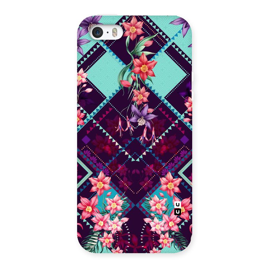 Floral Diamonds Back Case for iPhone 5 5S