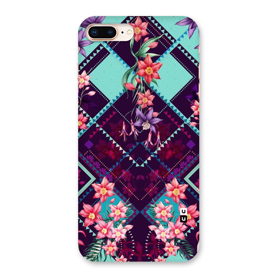 Floral Diamonds Back Case for iPhone 8 Plus