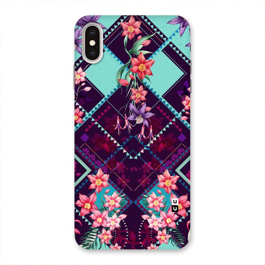 Floral Diamonds Back Case for iPhone XS Max