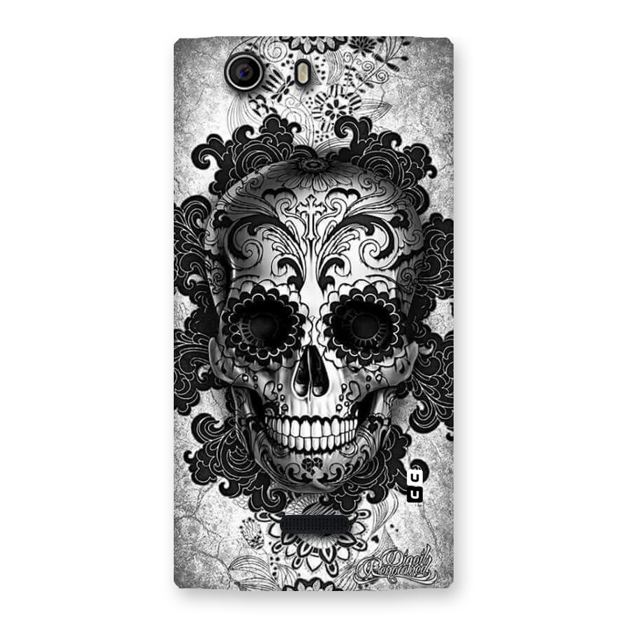 Floral Ghost Back Case for Canvas Nitro 2 E311