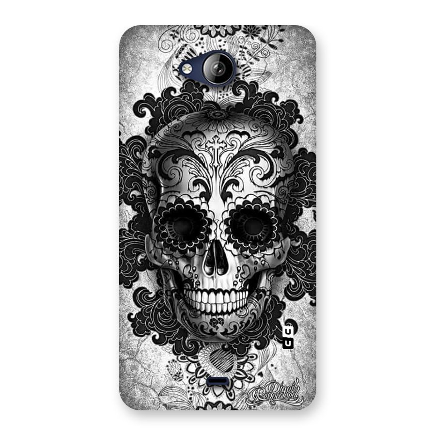 Floral Ghost Back Case for Canvas Play Q355