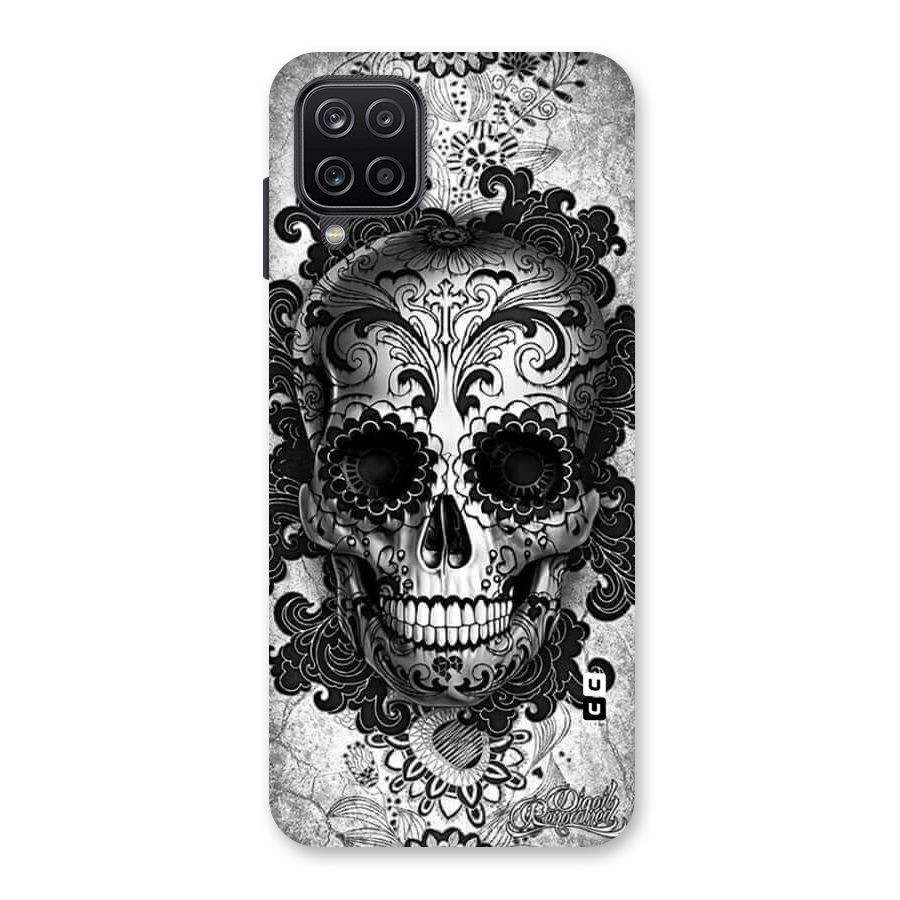 Floral Ghost Back Case for Galaxy A12