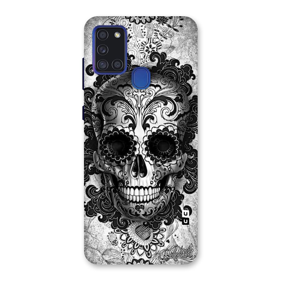 Floral Ghost Back Case for Galaxy A21s