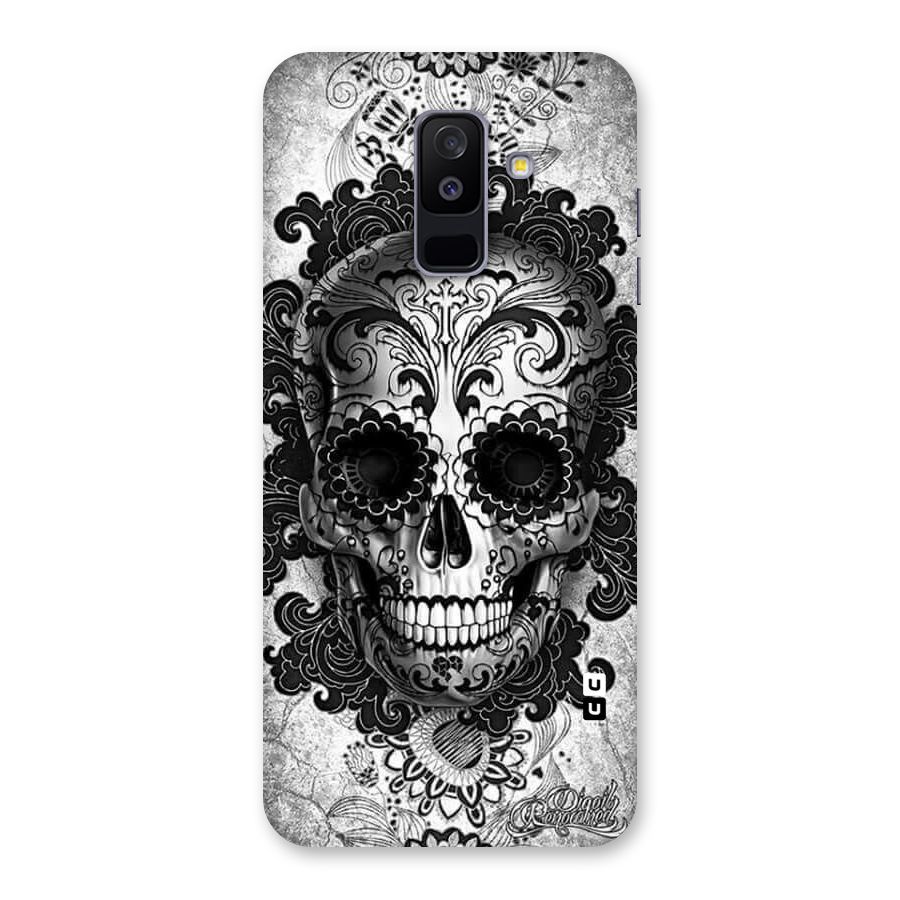 Floral Ghost Back Case for Galaxy A6 Plus