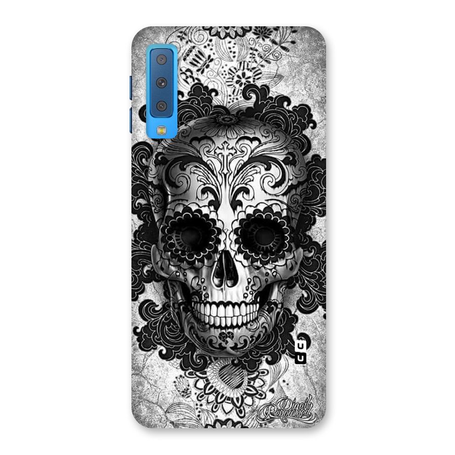 Floral Ghost Back Case for Galaxy A7 (2018)