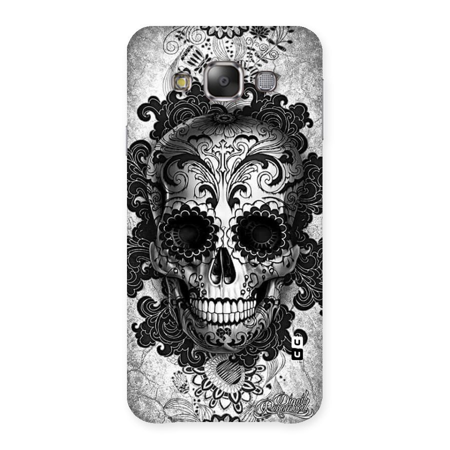 Floral Ghost Back Case for Galaxy E7