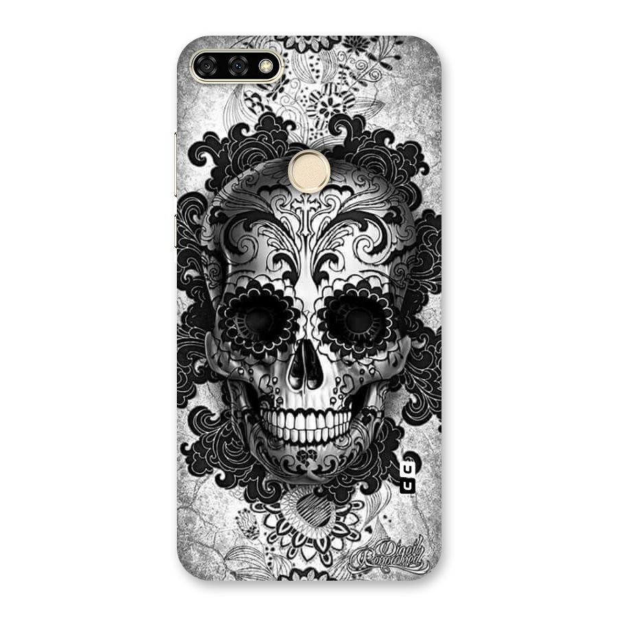 Floral Ghost Back Case for Honor 7A