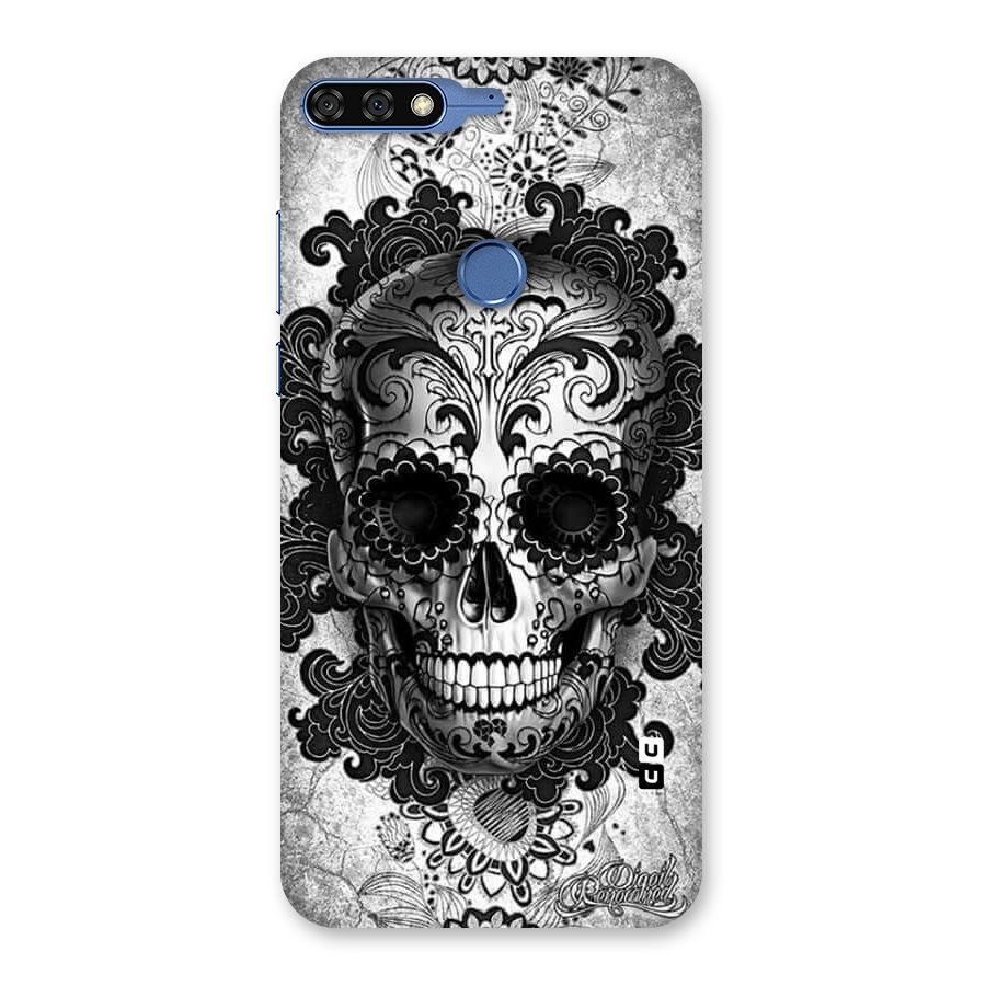 Floral Ghost Back Case for Honor 7C