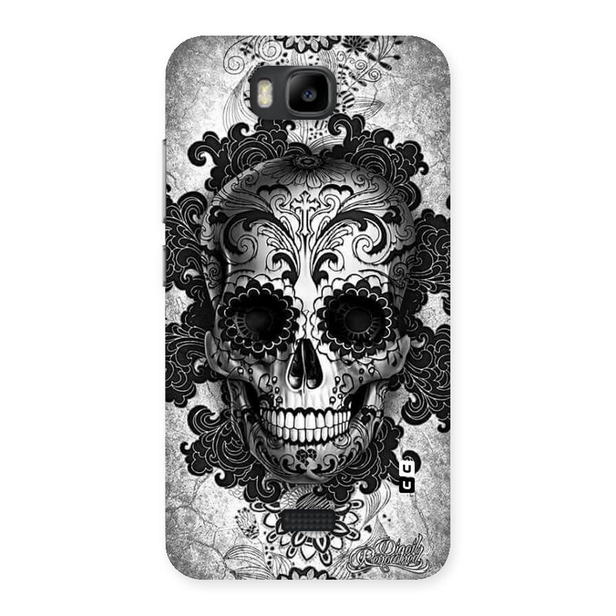 Floral Ghost Back Case for Honor Bee