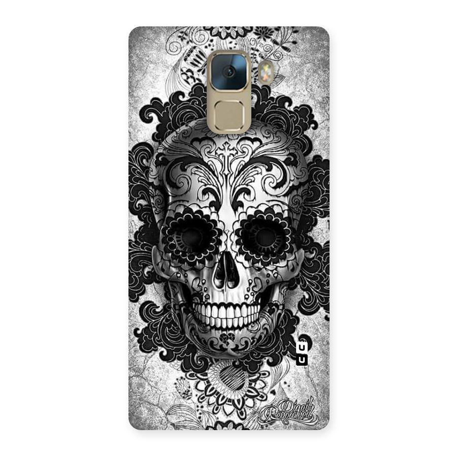 Floral Ghost Back Case for Huawei Honor 7