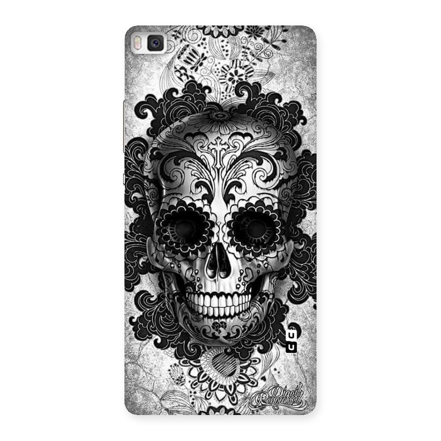 Floral Ghost Back Case for Huawei P8