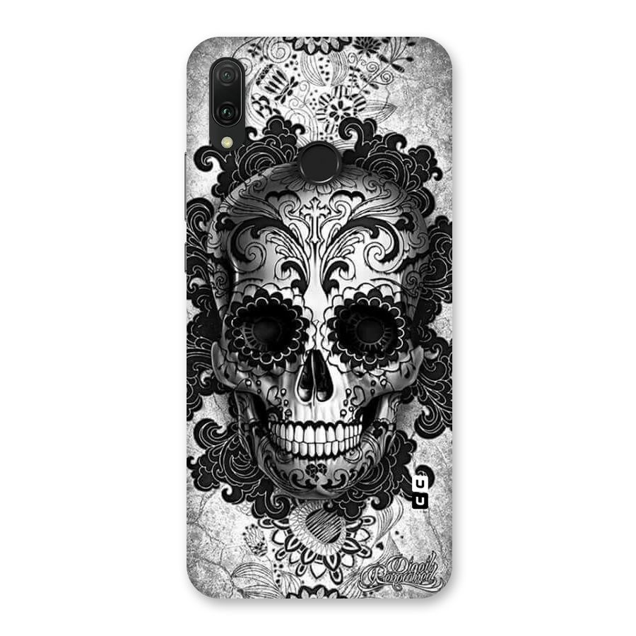 Floral Ghost Back Case for Huawei Y9 (2019)