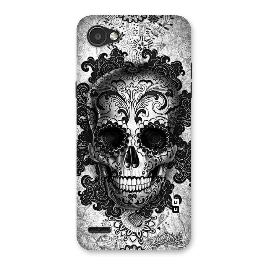 Floral Ghost Back Case for LG Q6