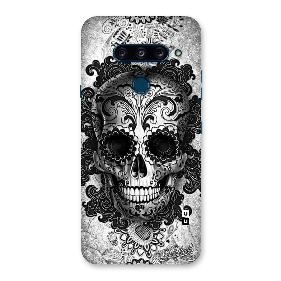 Floral Ghost Back Case for LG  V40 ThinQ