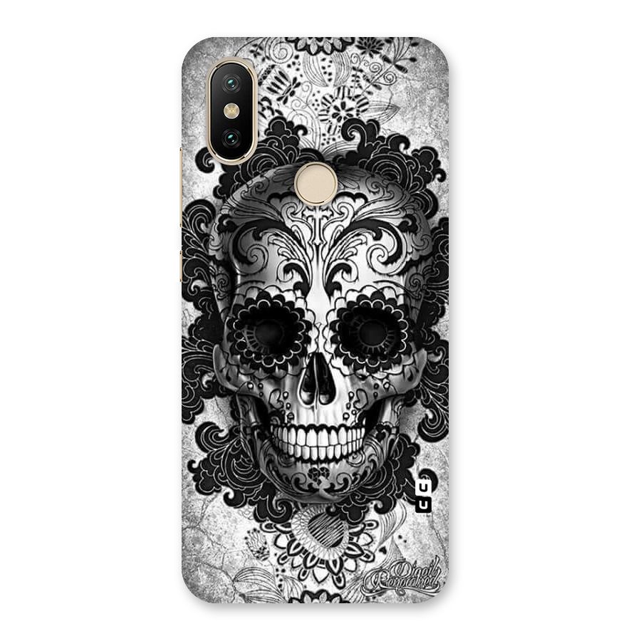 Floral Ghost Back Case for Mi A2