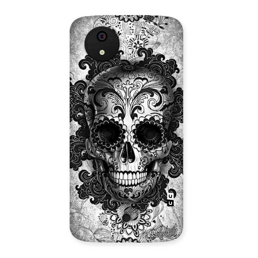 Floral Ghost Back Case for Micromax Canvas A1