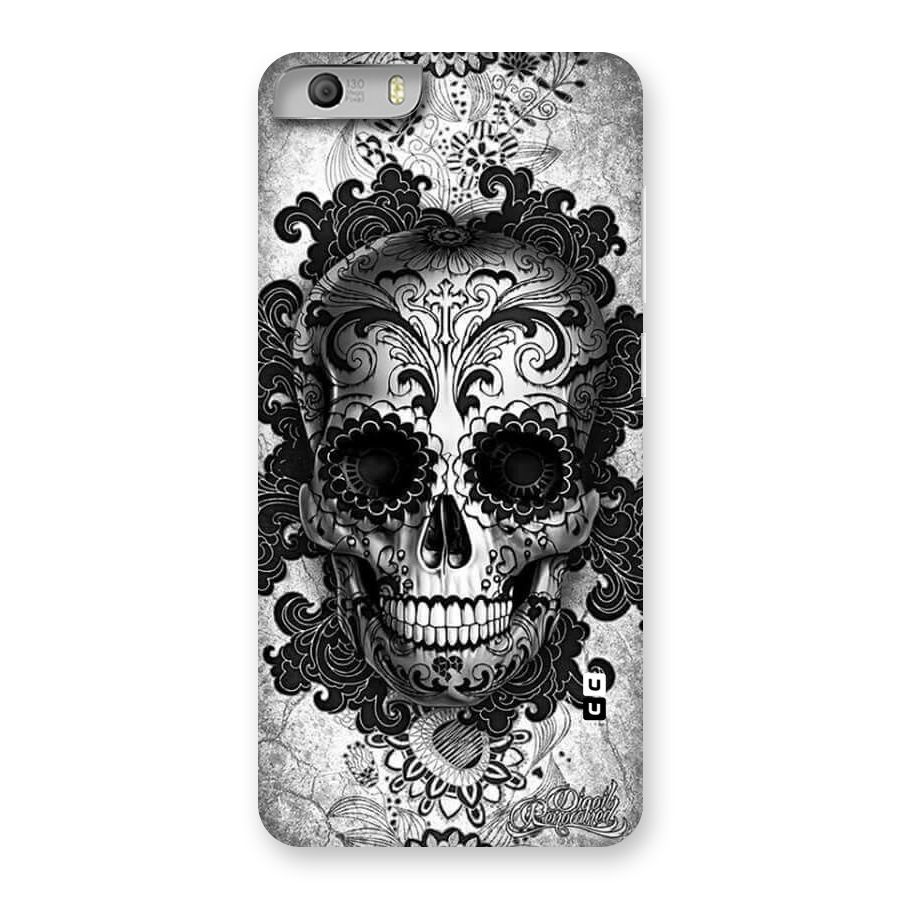 Floral Ghost Back Case for Micromax Canvas Knight 2