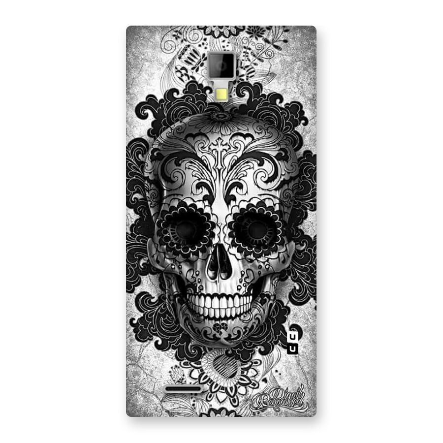 Floral Ghost Back Case for Micromax Canvas Xpress A99