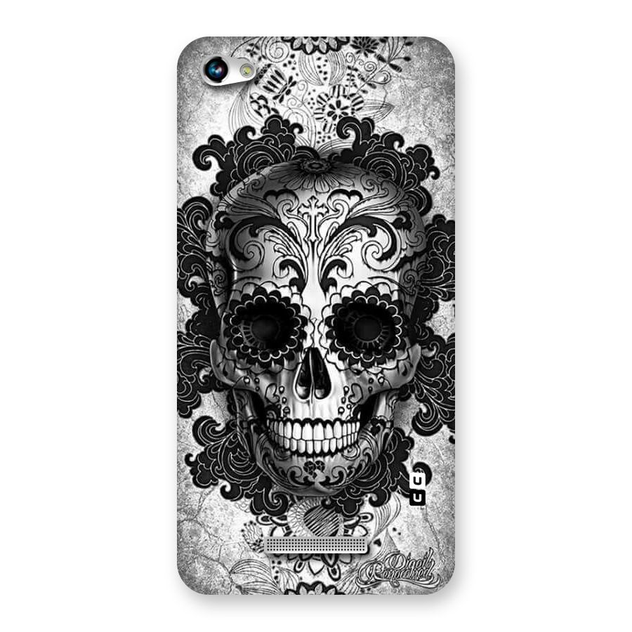 Floral Ghost Back Case for Micromax Hue 2