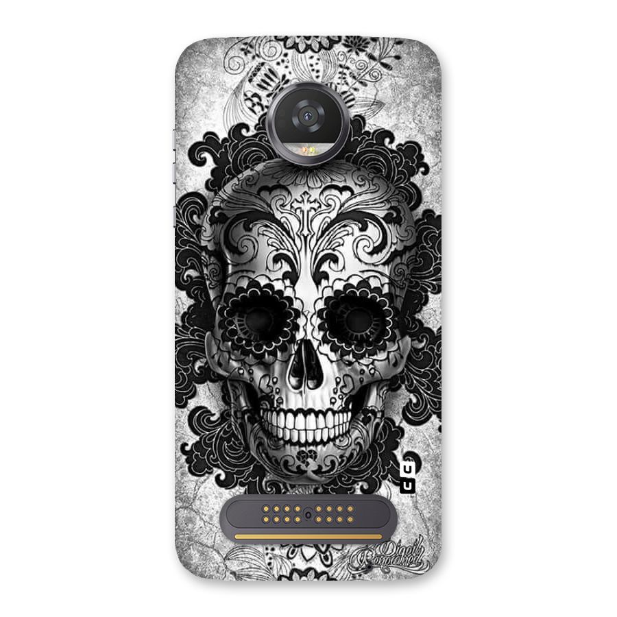 Floral Ghost Back Case for Moto Z2 Play