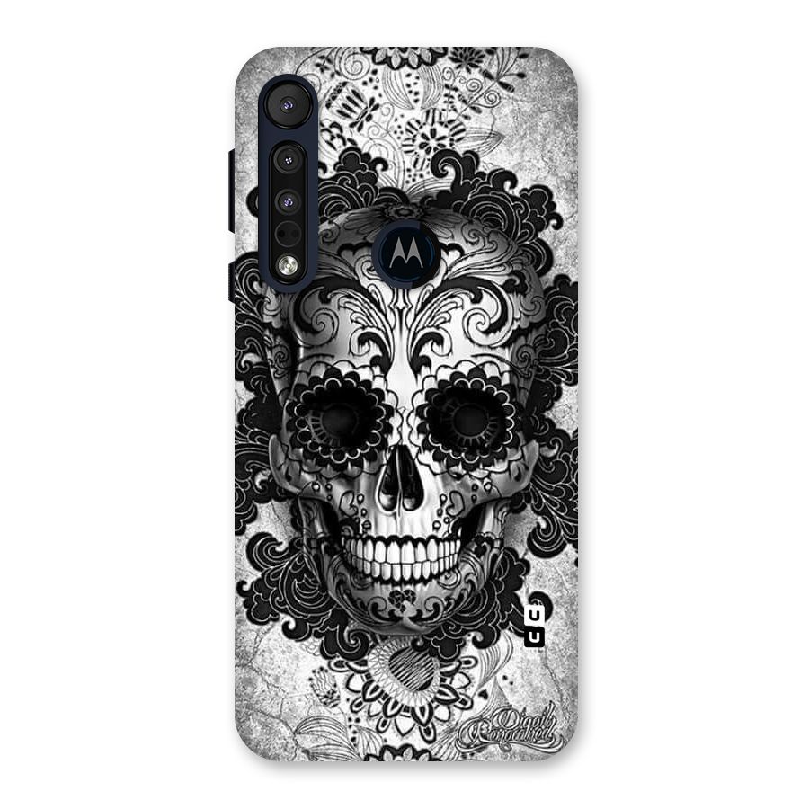 Floral Ghost Back Case for Motorola One Macro