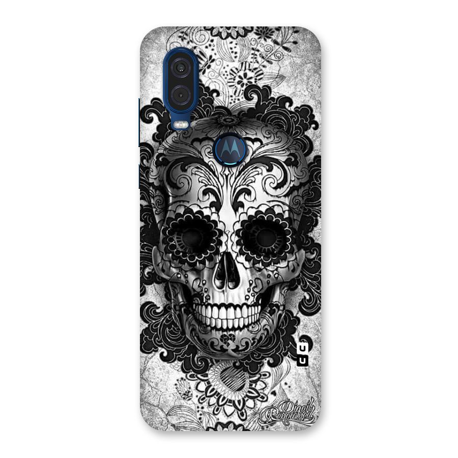 Floral Ghost Back Case for Motorola One Vision