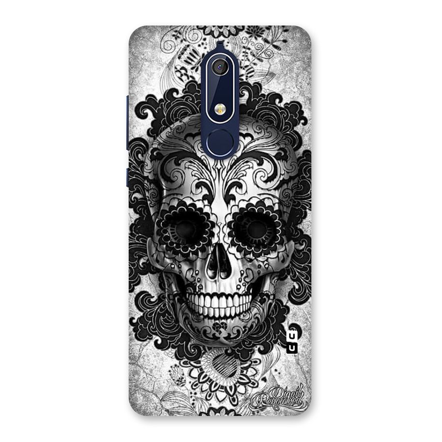 Floral Ghost Back Case for Nokia 5.1