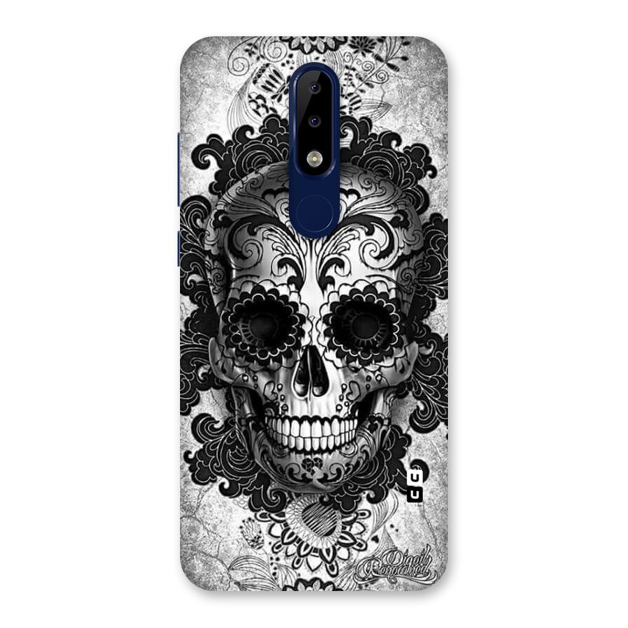 Floral Ghost Back Case for Nokia 5.1 Plus