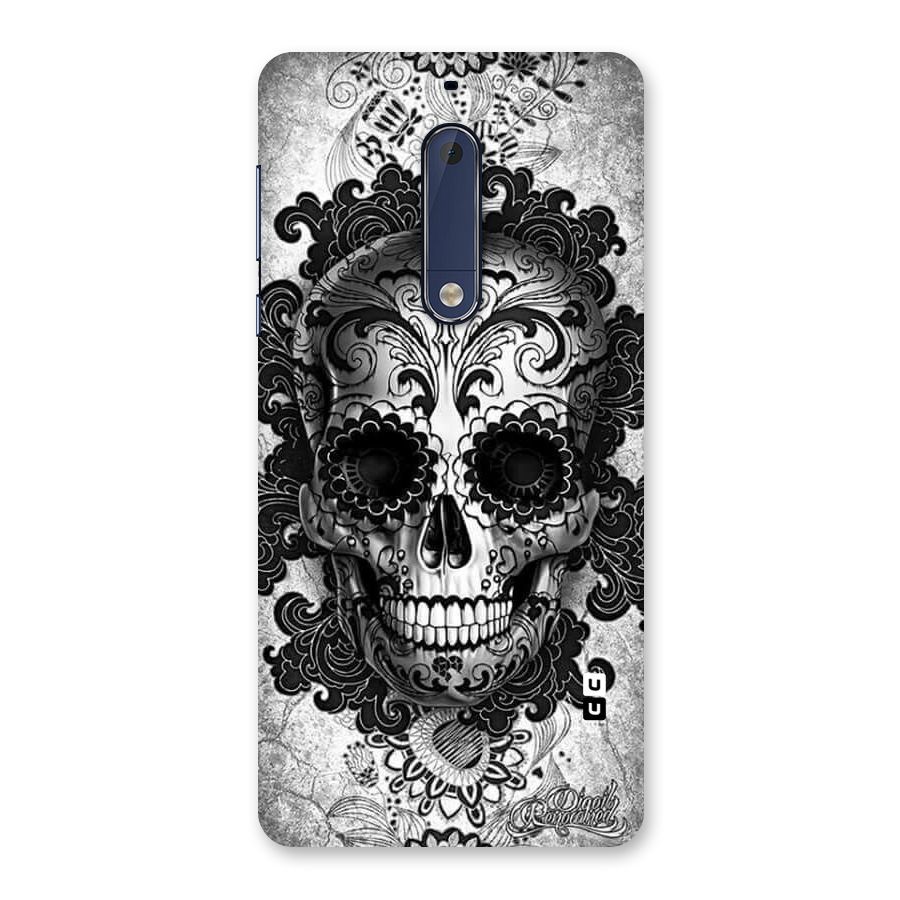 Floral Ghost Back Case for Nokia 5