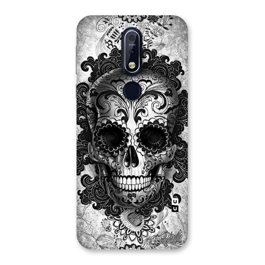 Floral Ghost Back Case for Nokia 7.1