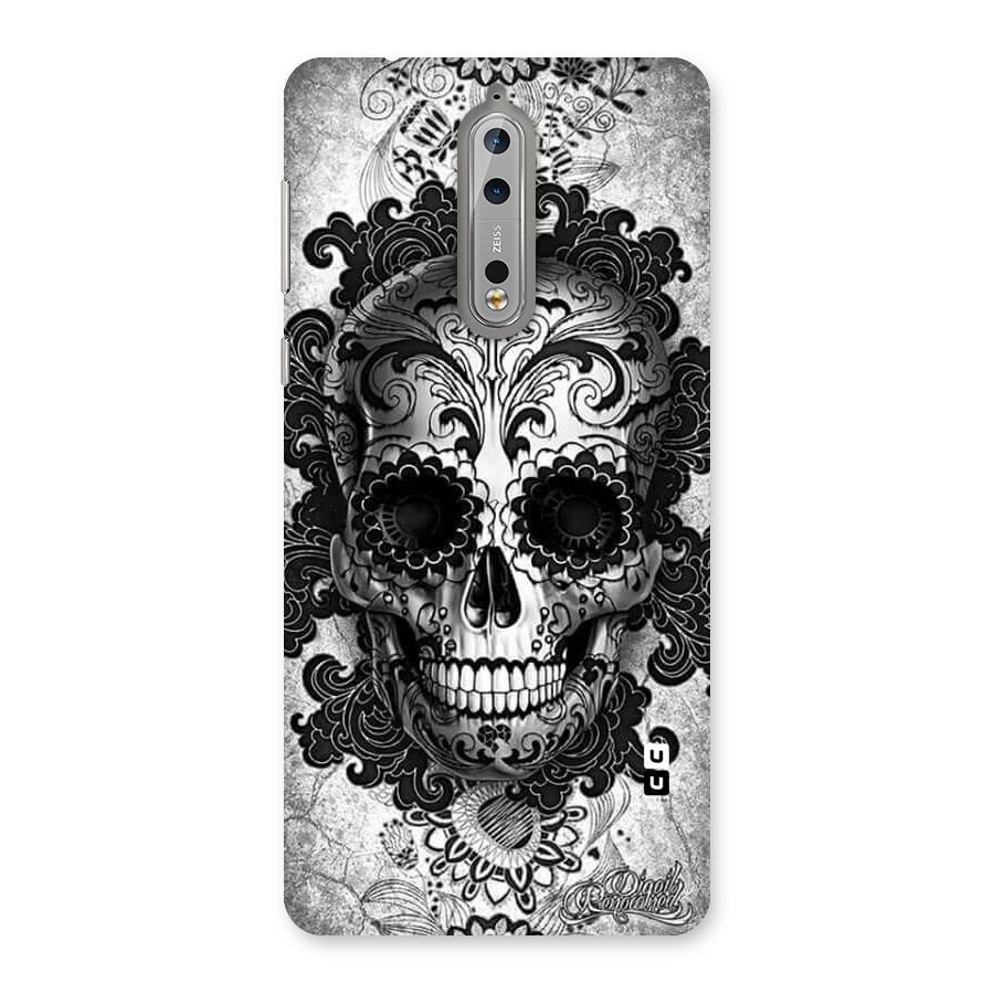 Floral Ghost Back Case for Nokia 8