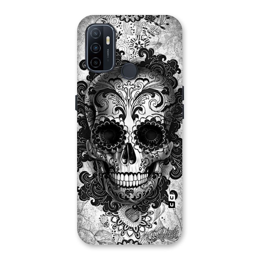 Floral Ghost Back Case for Oppo A53