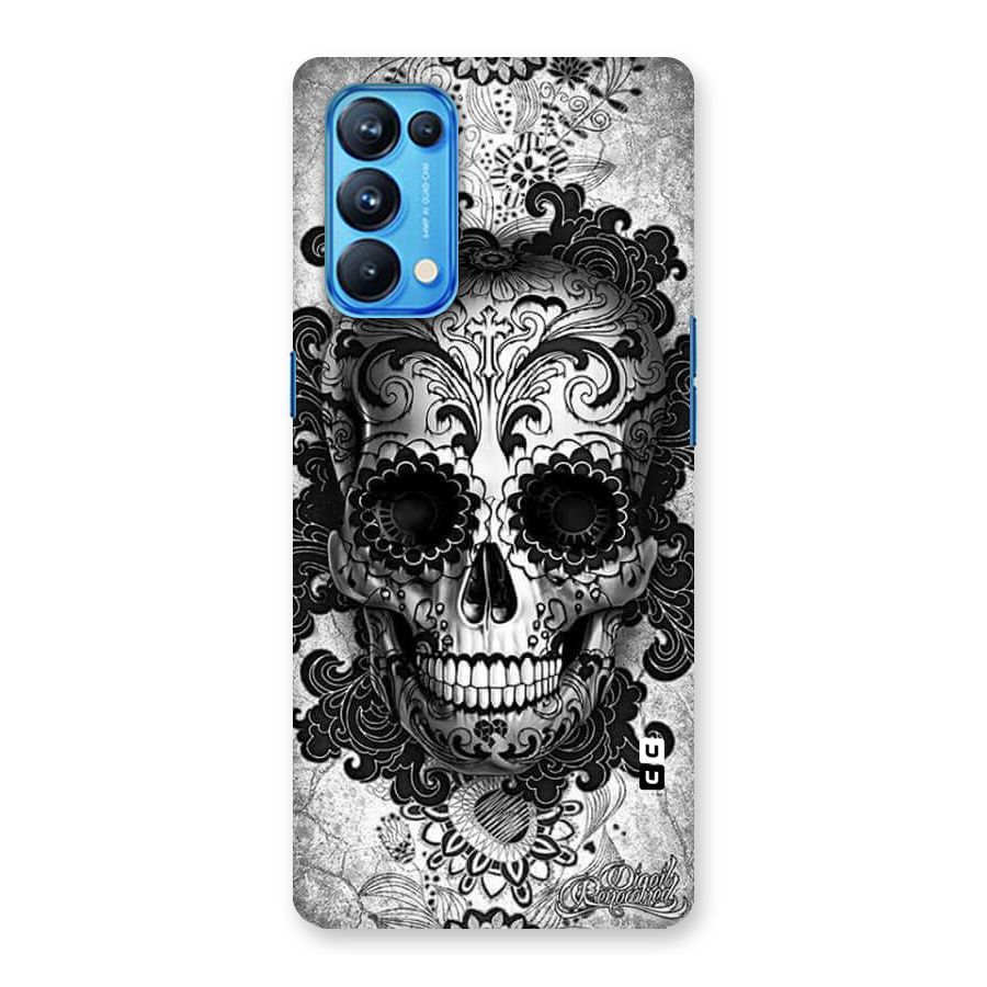 Floral Ghost Back Case for Oppo Reno5 Pro 5G