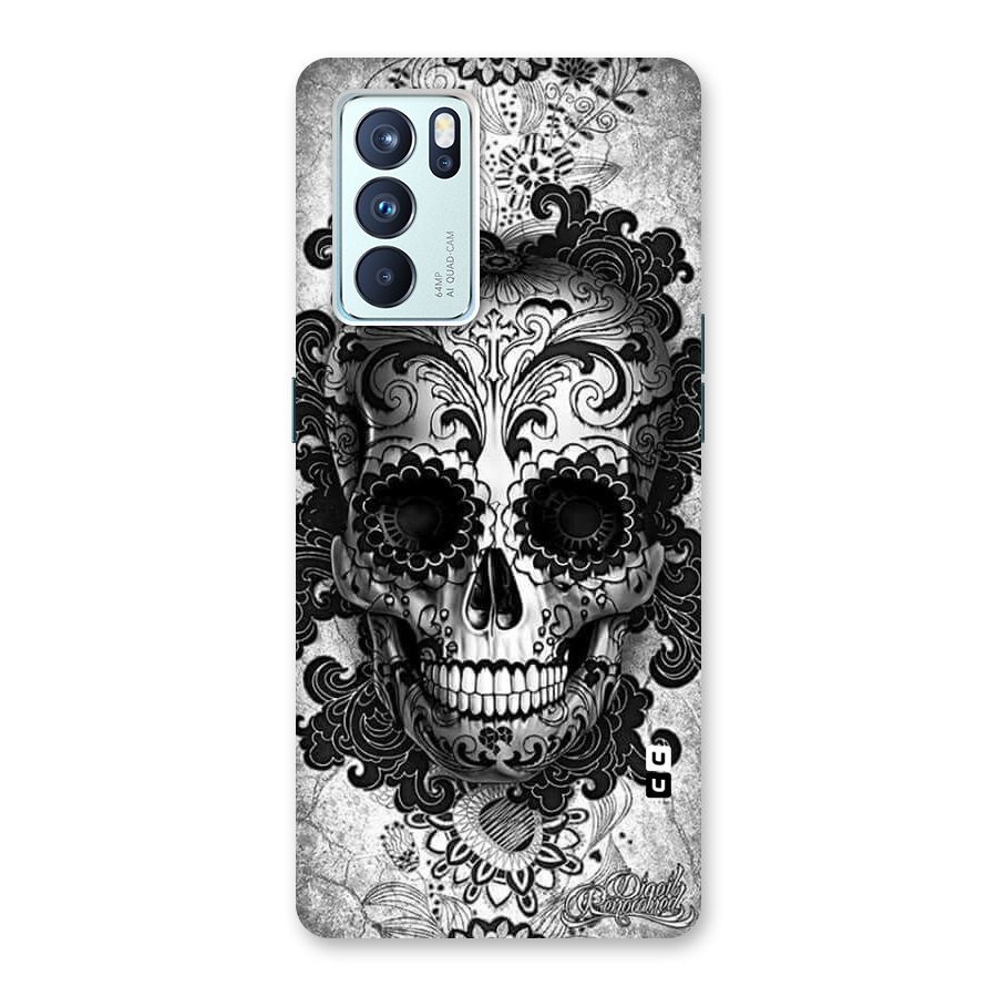Floral Ghost Back Case for Oppo Reno6 Pro 5G