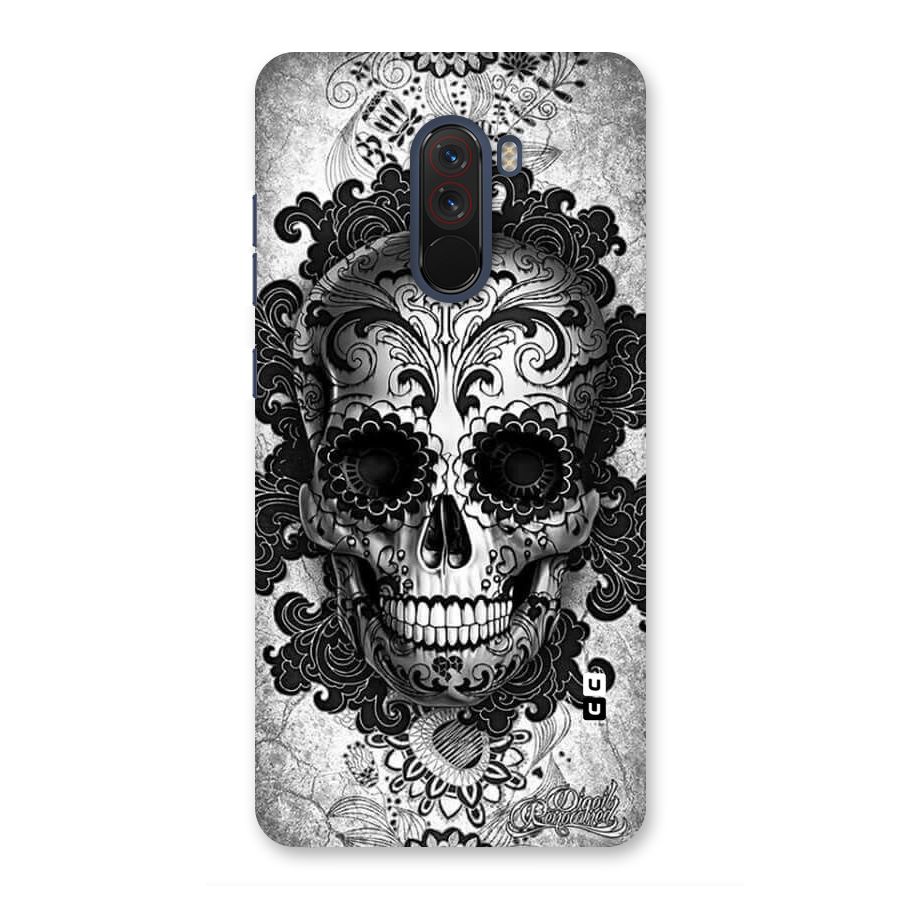 Floral Ghost Back Case for Poco F1