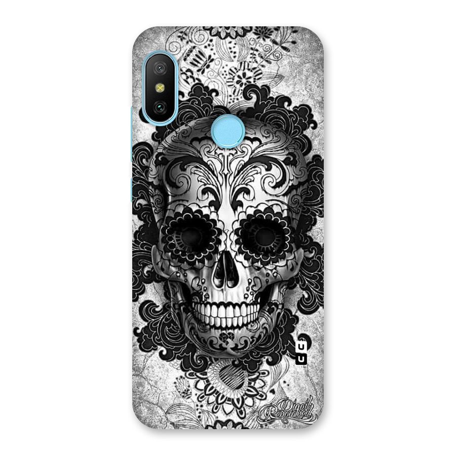 Floral Ghost Back Case for Redmi 6 Pro