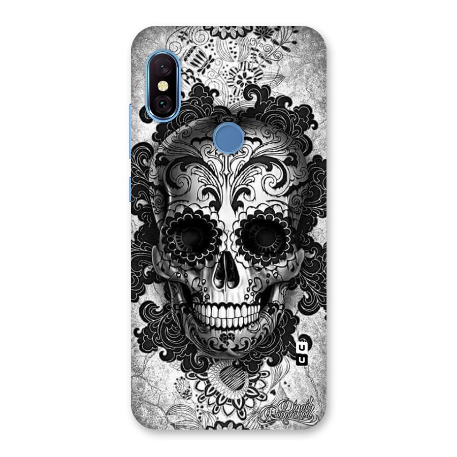 Floral Ghost Back Case for Redmi Note 6 Pro