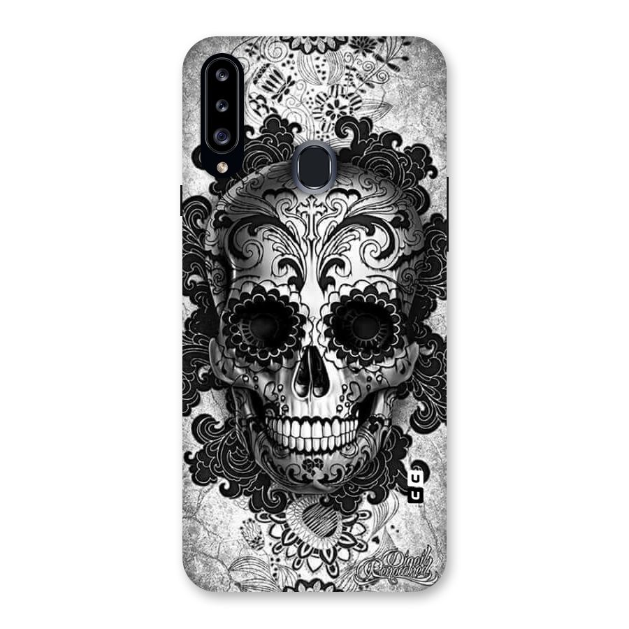 Floral Ghost Back Case for Samsung Galaxy A20s