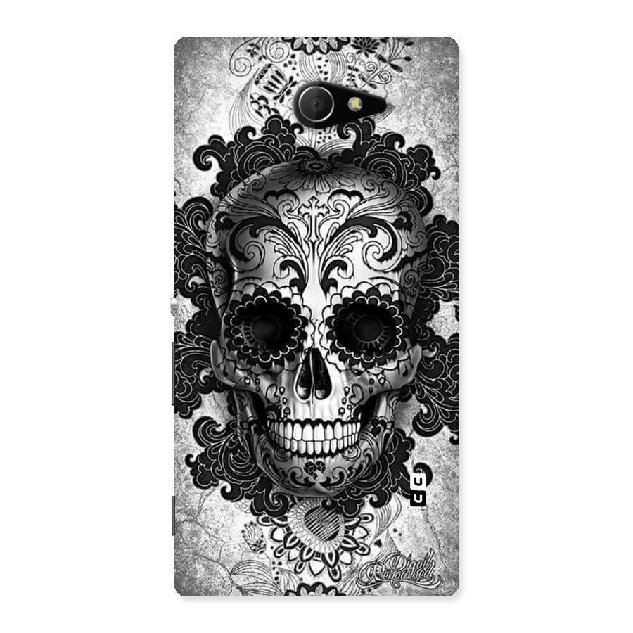 Floral Ghost Back Case for Sony Xperia M2