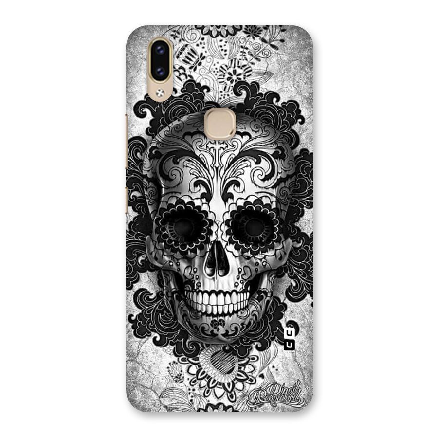 Floral Ghost Back Case for Vivo V9 Youth