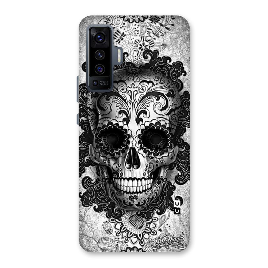 Floral Ghost Back Case for Vivo X50