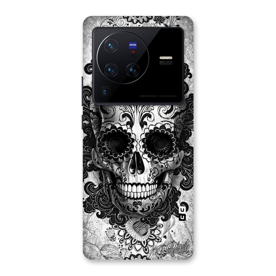 Floral Ghost Back Case for Vivo X80 Pro