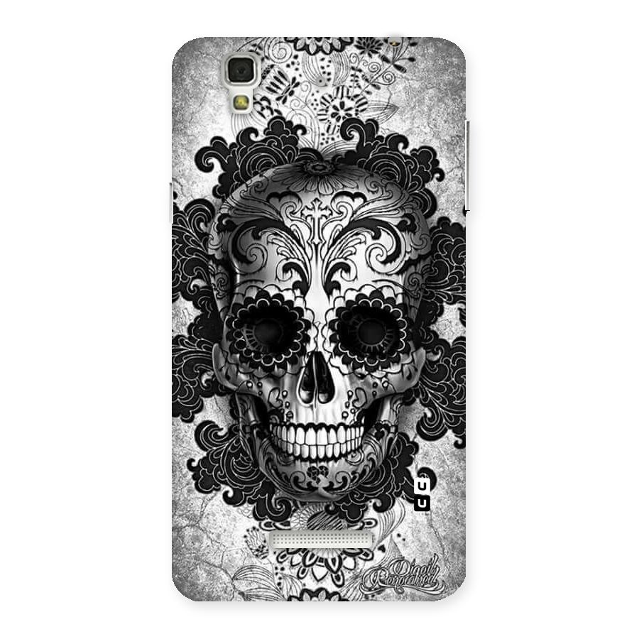 Floral Ghost Back Case for YU Yureka Plus