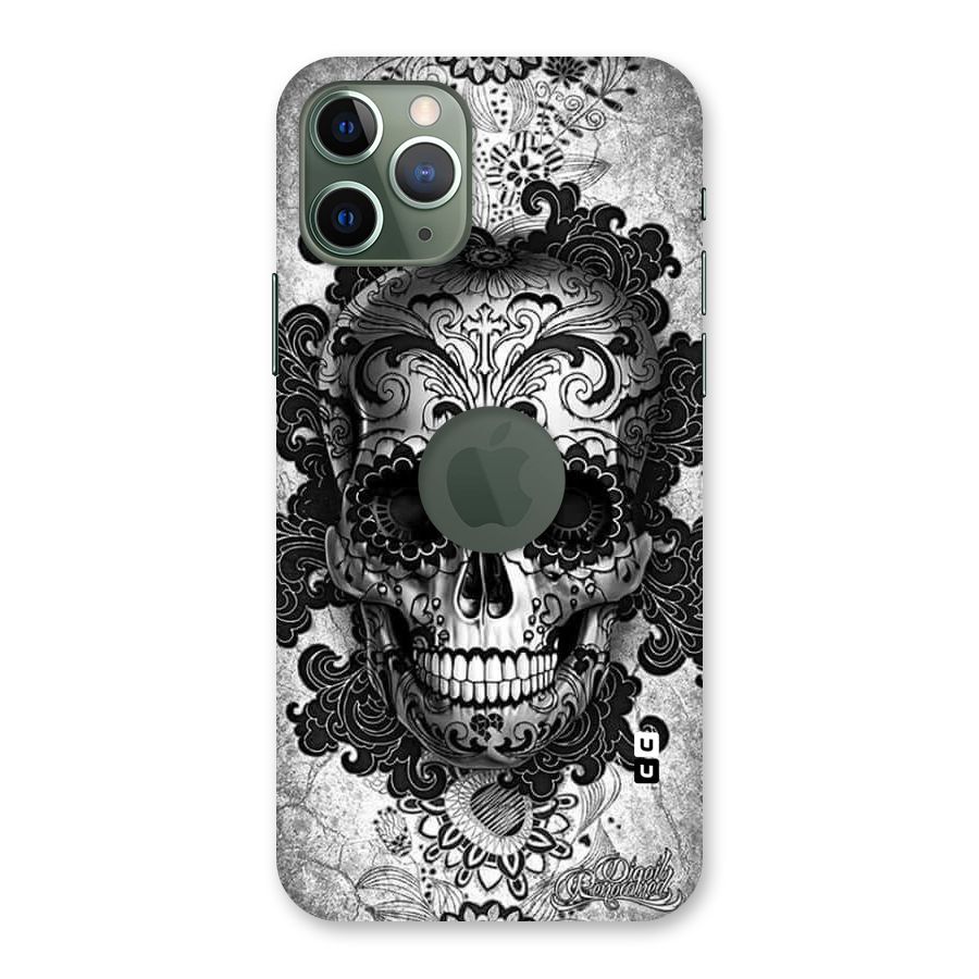 Floral Ghost Back Case for iPhone 11 Pro Logo  Cut