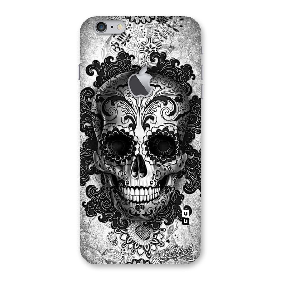 Floral Ghost Back Case for iPhone 6 Plus 6S Plus Logo Cut