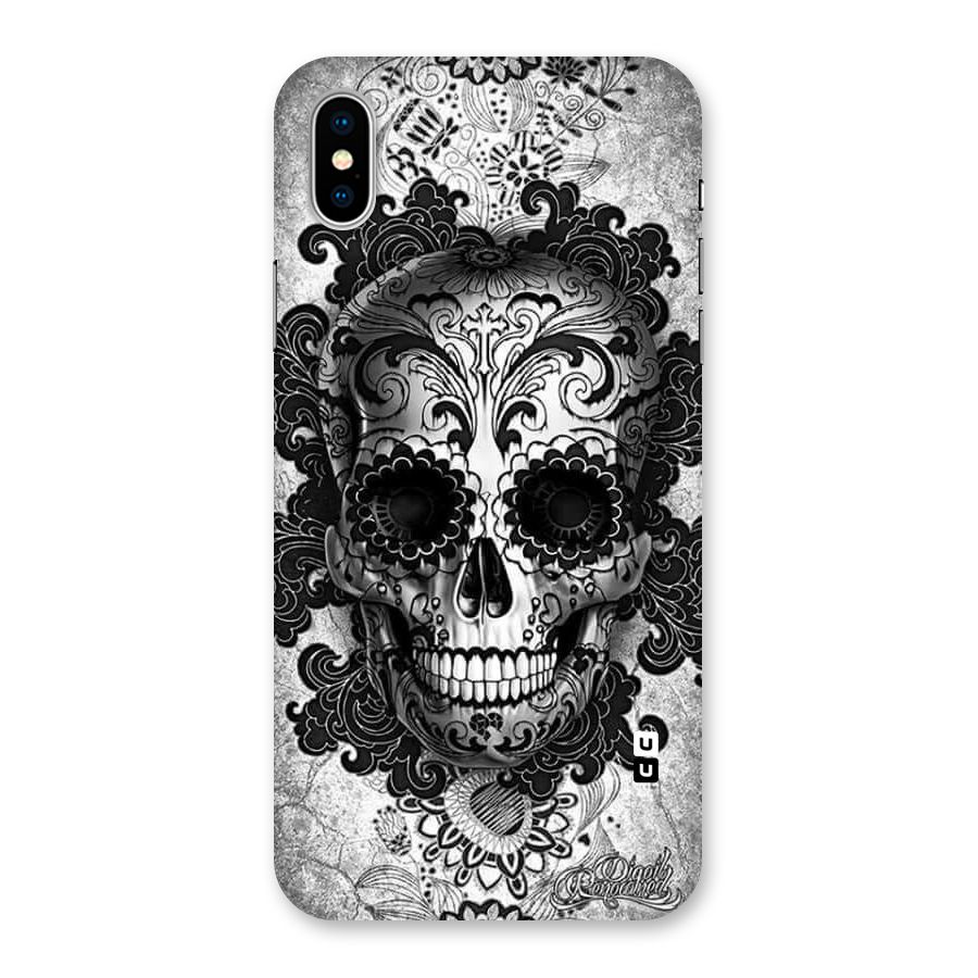 Floral Ghost Back Case for iPhone XS