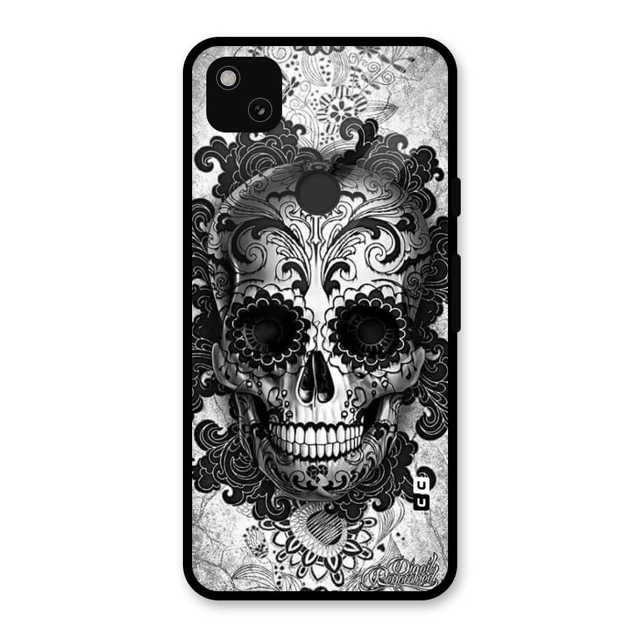 Floral Ghost Glass Back Case for Google Pixel 4a