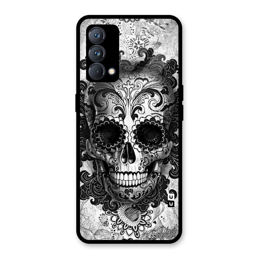 Floral Ghost Glass Back Case for Realme GT Master Edition